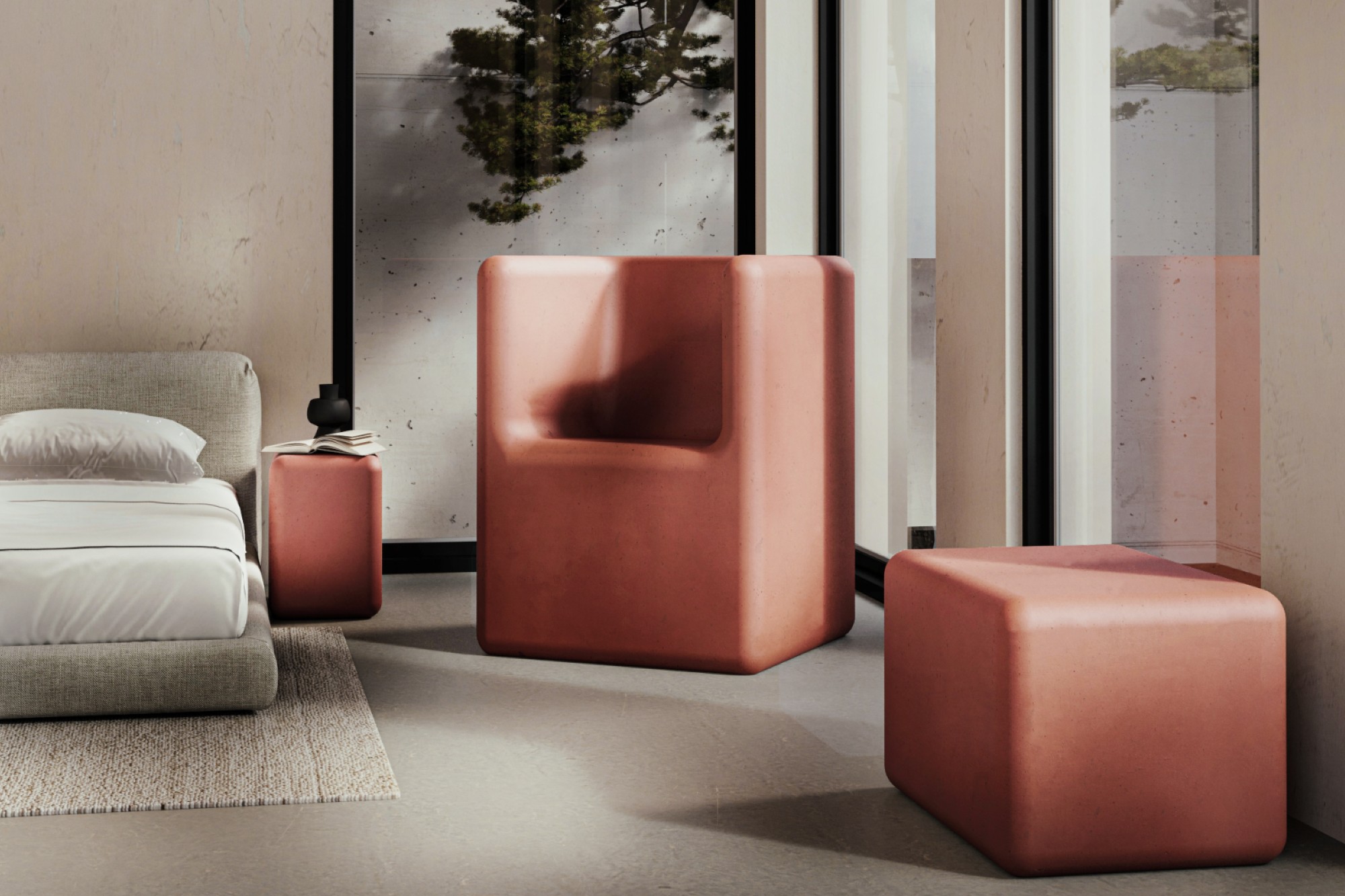 Nuance Studio introduces concrete furniture series