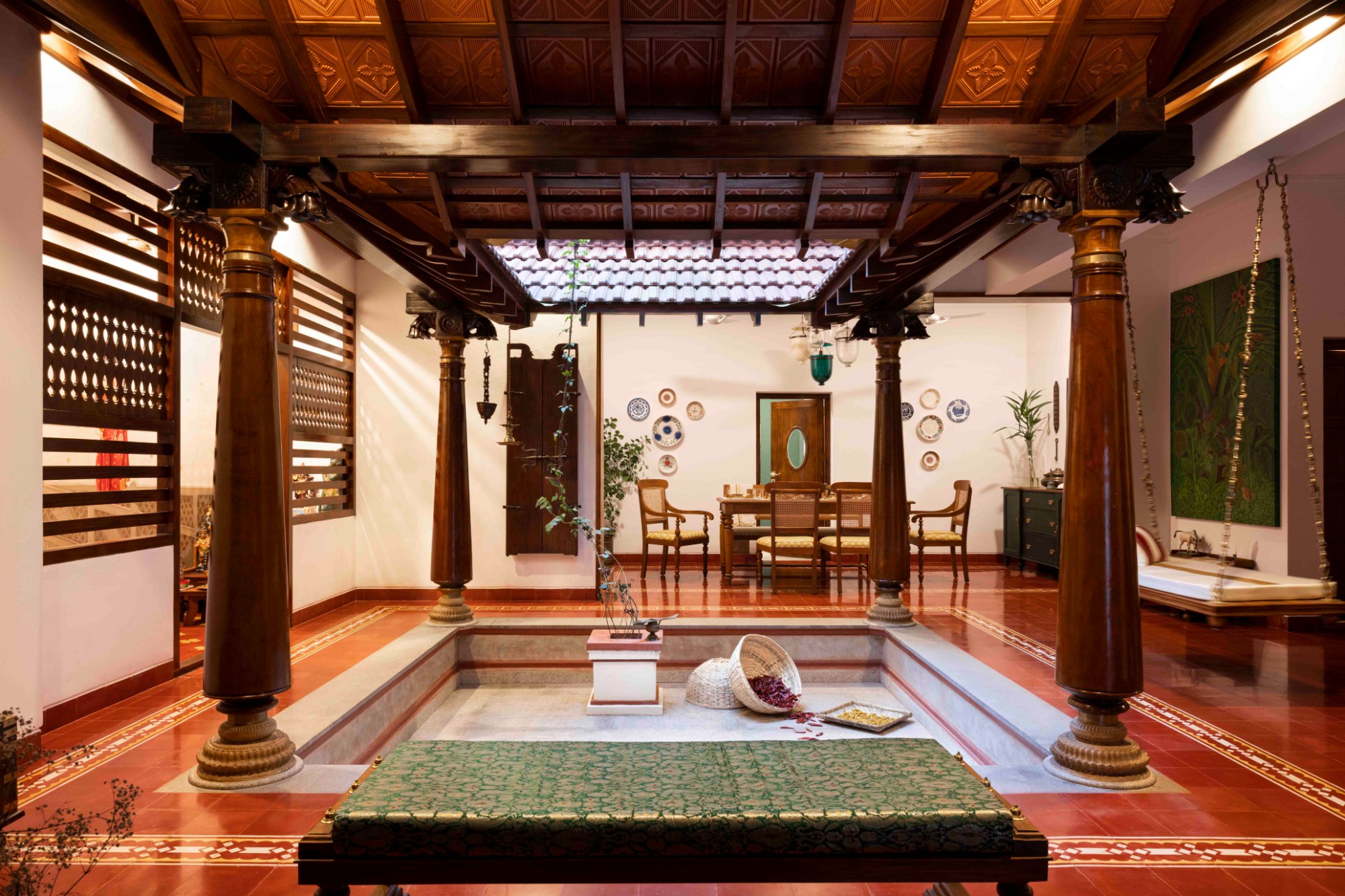 Traditional Nalukettu residence in Thrissur