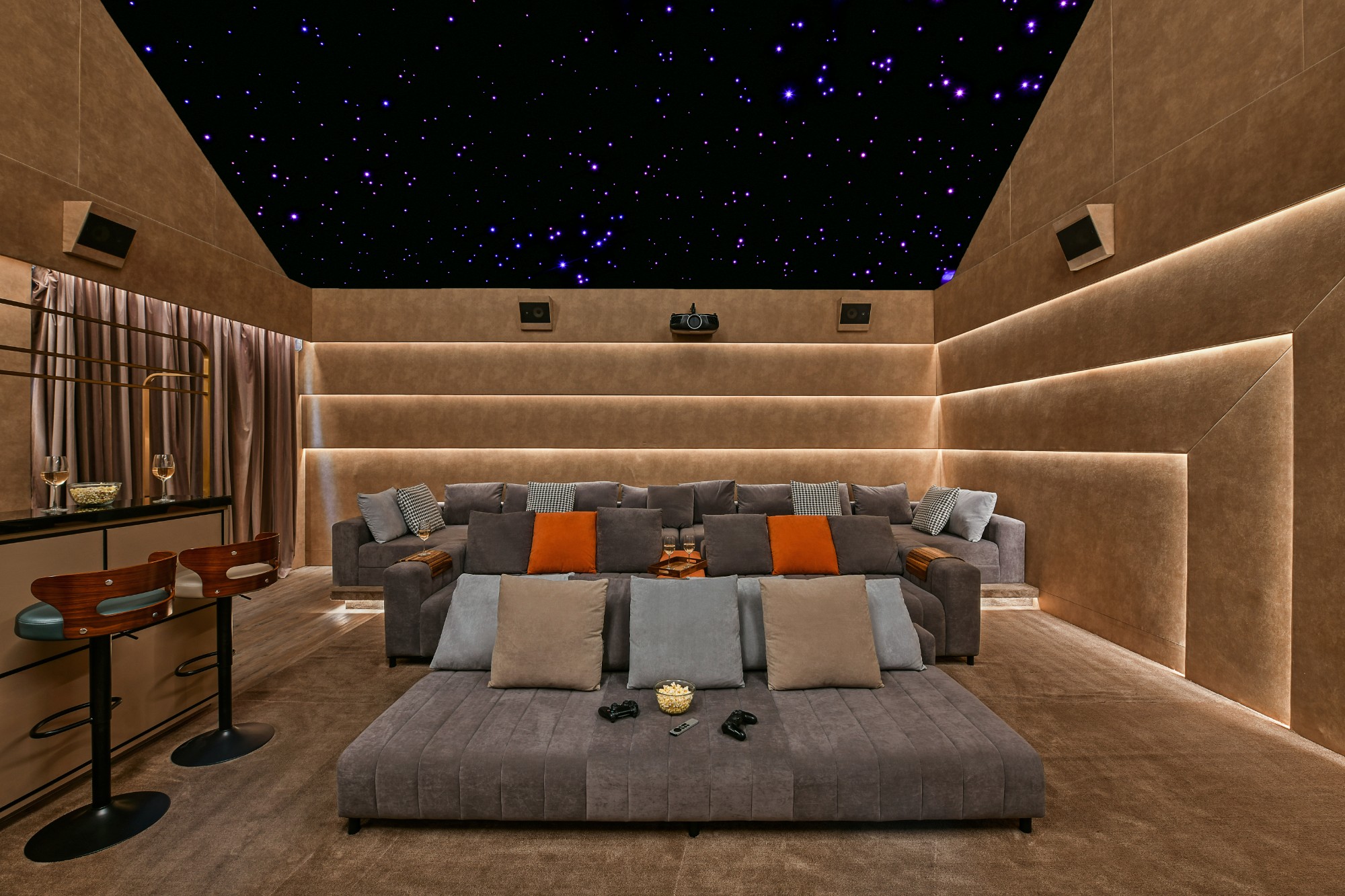 Amazing home theatre design by IPIPL