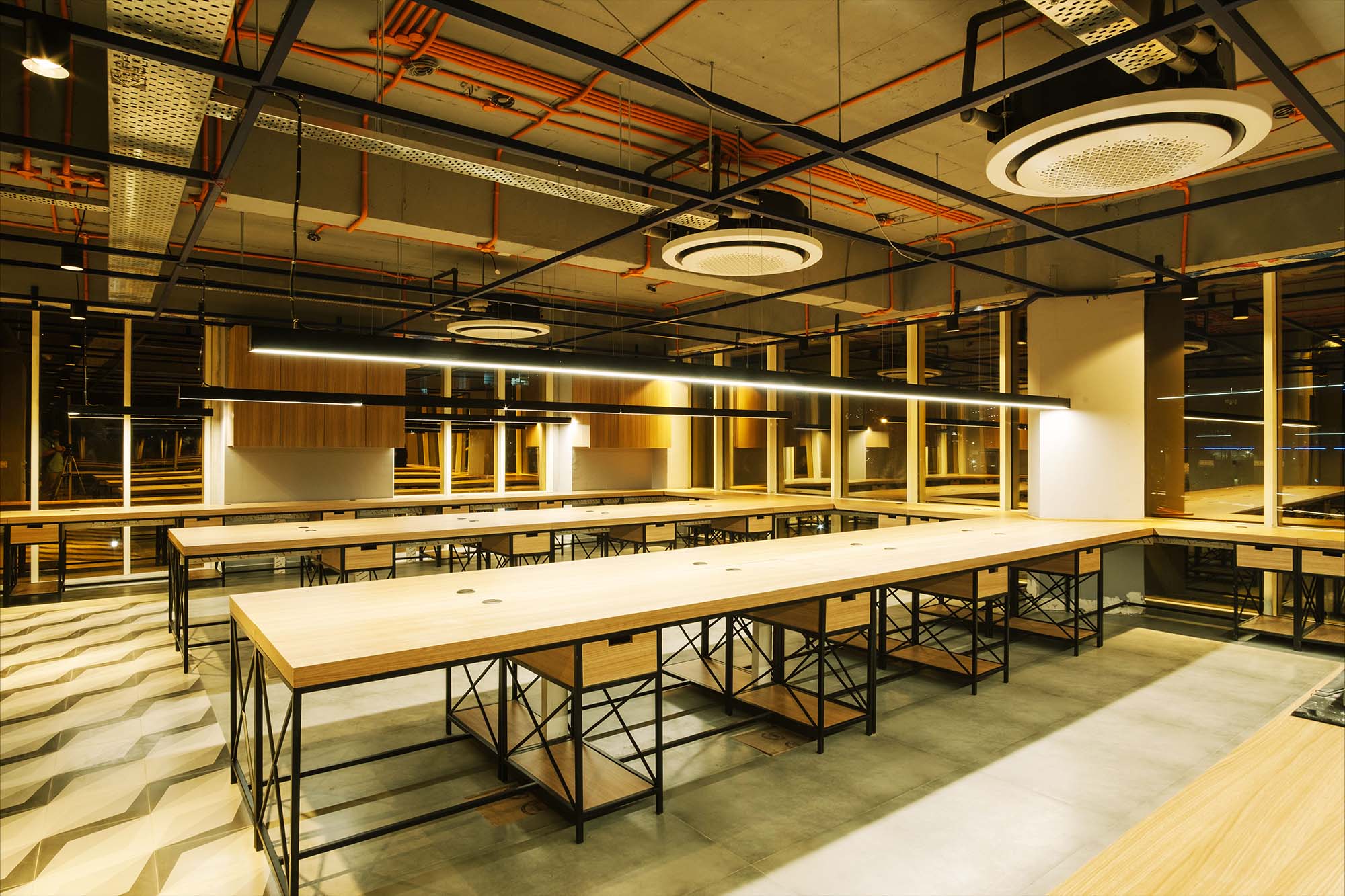 A modern industrial workspace in Gurgaon