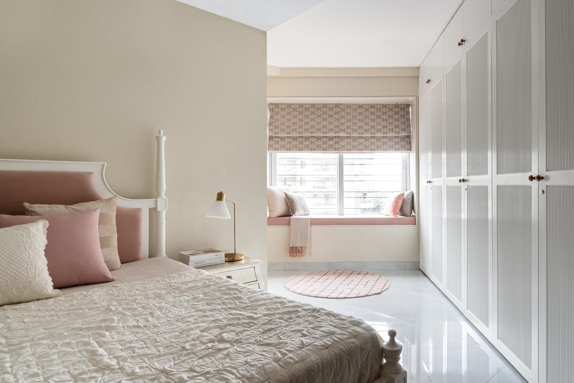 Azure Interiors presents Sunlit Pastel Bedrooms