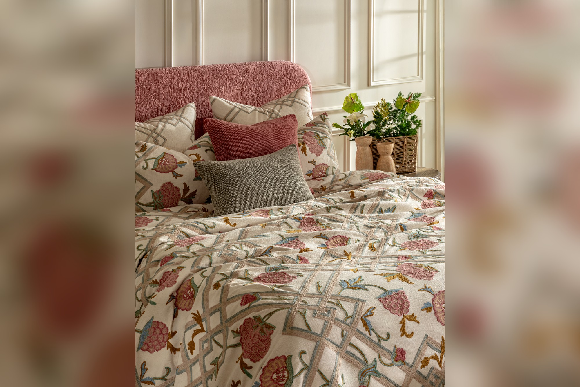 Sarita Handa’s bedspread provides both comfort and style