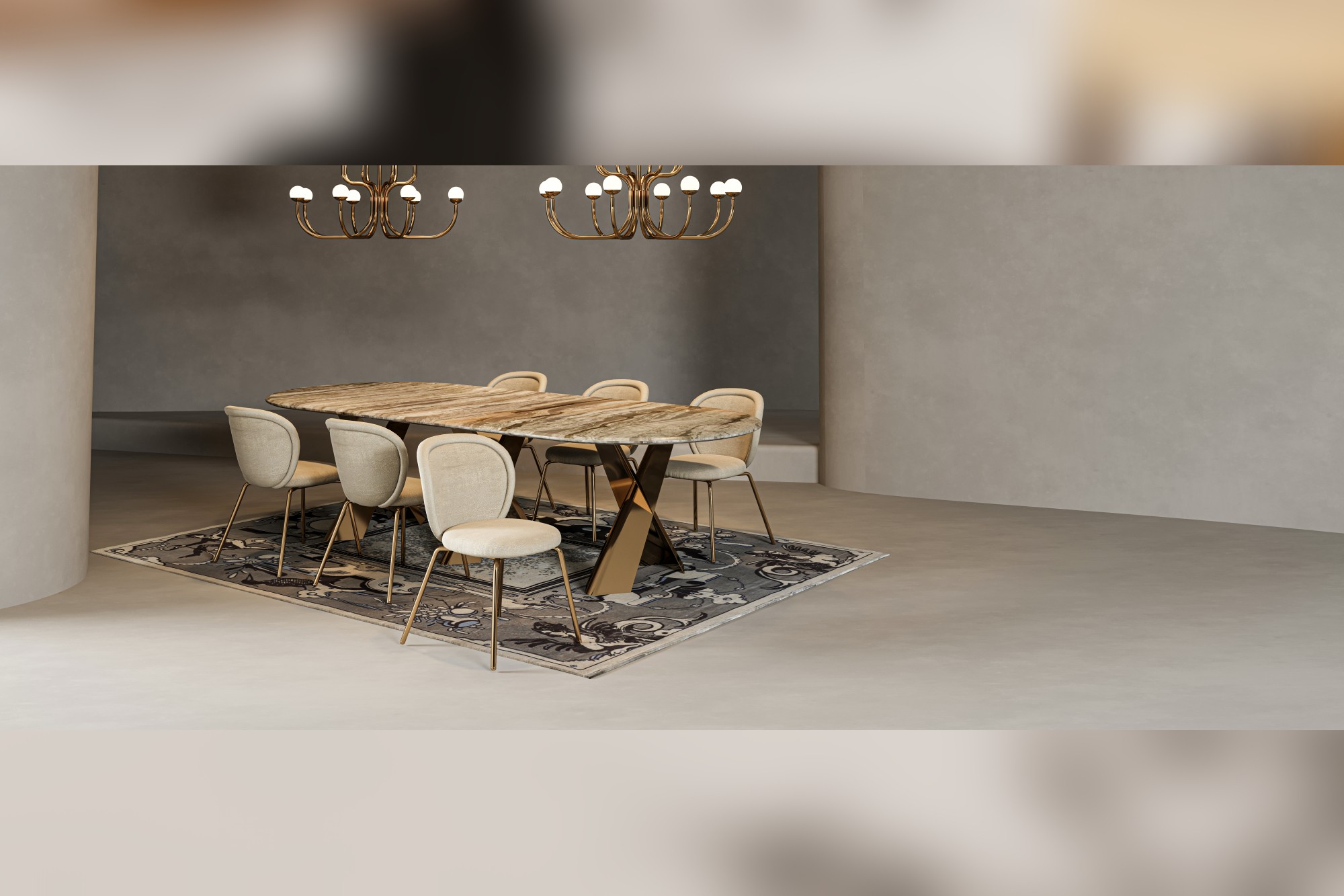 Natelier dining sets combine luxury and innovation