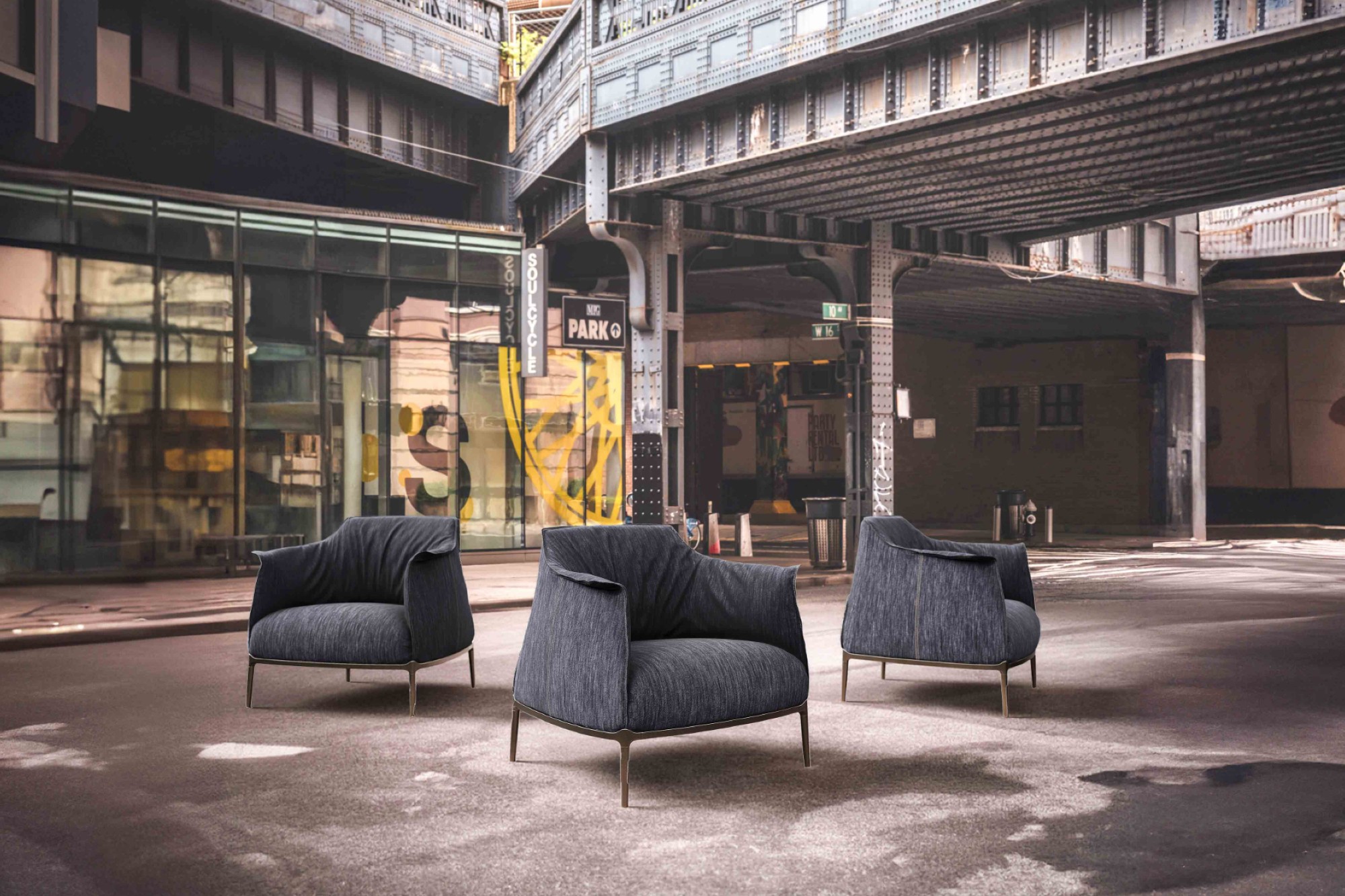 Poltrona Frau launches Archibald Denim Edition Armchair